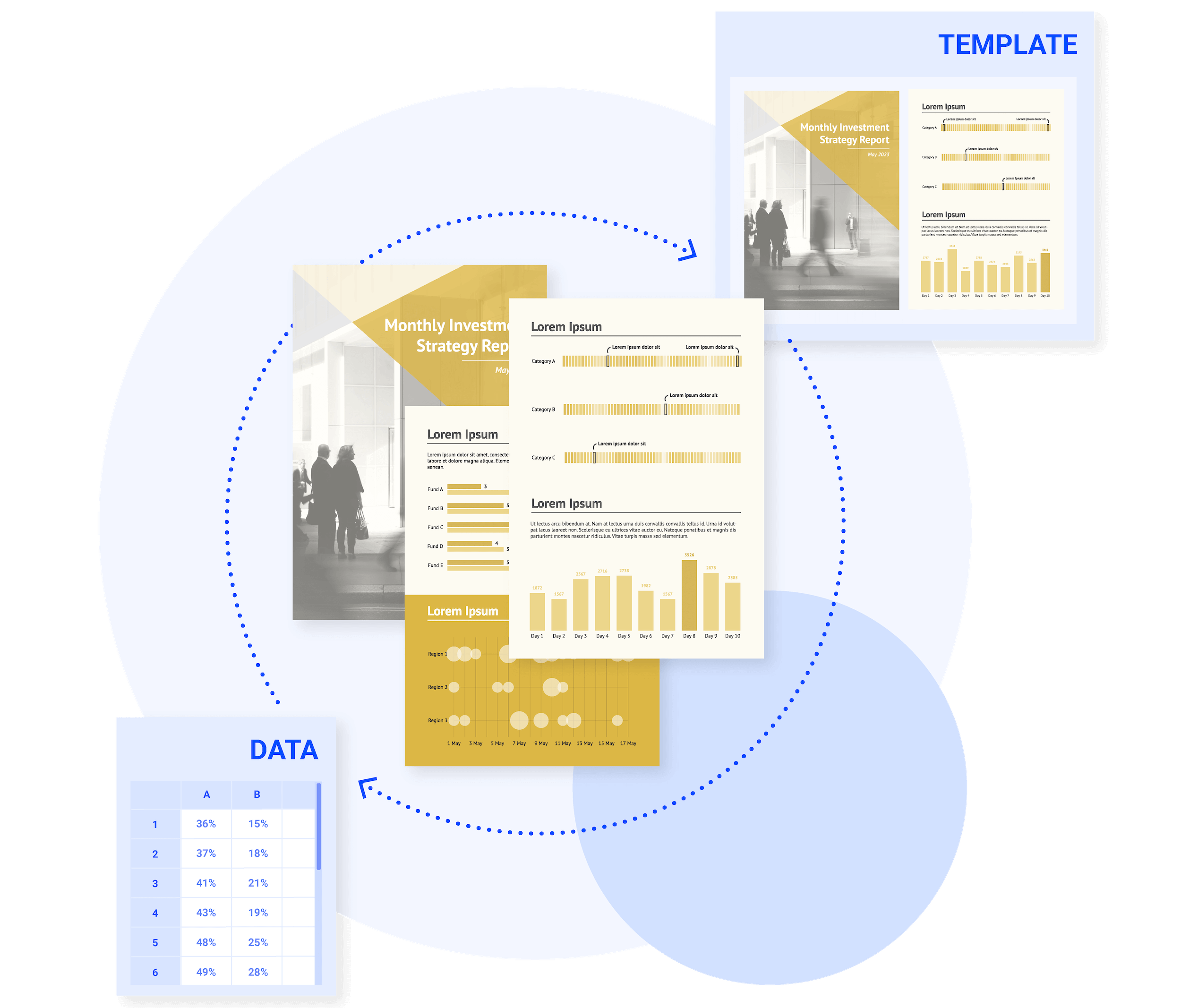 creating a recurring report via data update